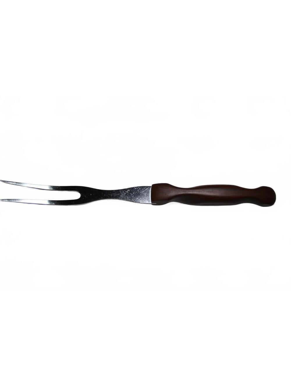 CUTCO 27 Vintage 11 Inch Stainless Steel Turning Carving Serving Fork USA VTG